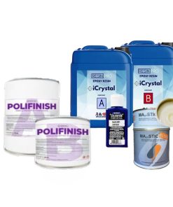 Kit completo para suelos de resina autonivelante  | Amplia gama de colores