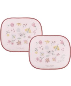 PARA SOL COCHE FLORES Y MARIPOSAS