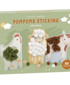 TARJETAS DE POMPONES