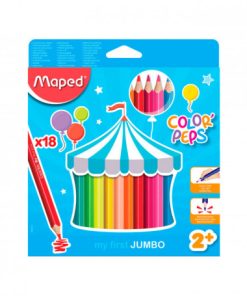 18 LAPICEROS JUMBO MY FIRST COLOR PEPS