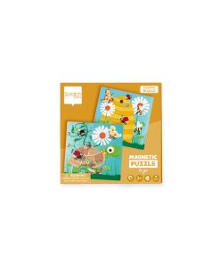 2 PUZZLES MAGNETICOS 20 PIEZAS TORTUGA Y ABEJAS