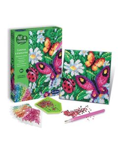 SET CREATIVO DIAMANTES MARIPOSAS Y MARGARITAS