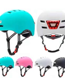 Casco con luz led