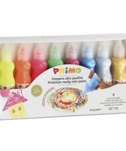 8 BOTES TEMPERAS FLUOR & METAL