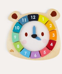OSO RELOJ NUMEROS Y COLORES